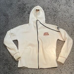 Adidas central Michigan zipup hoodie